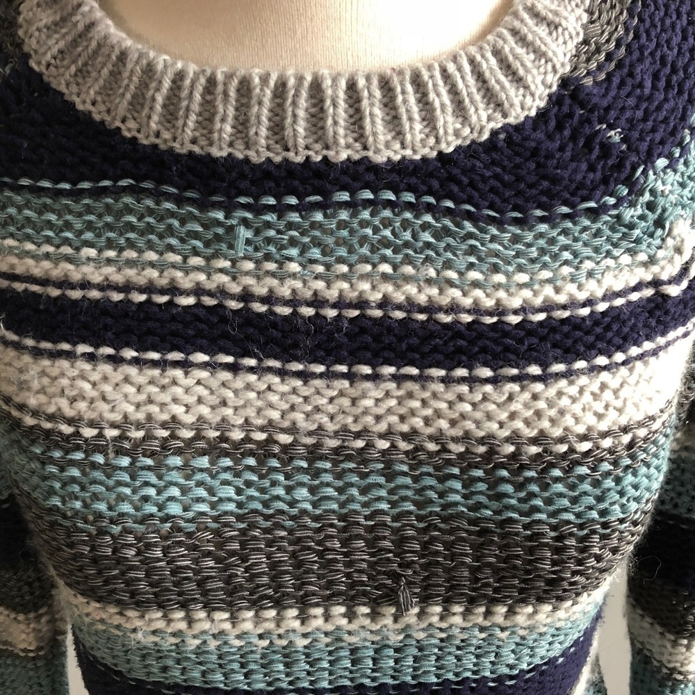 Between Me & You Knit Striped Tunic Sweater, XS - Picture 2 of 6